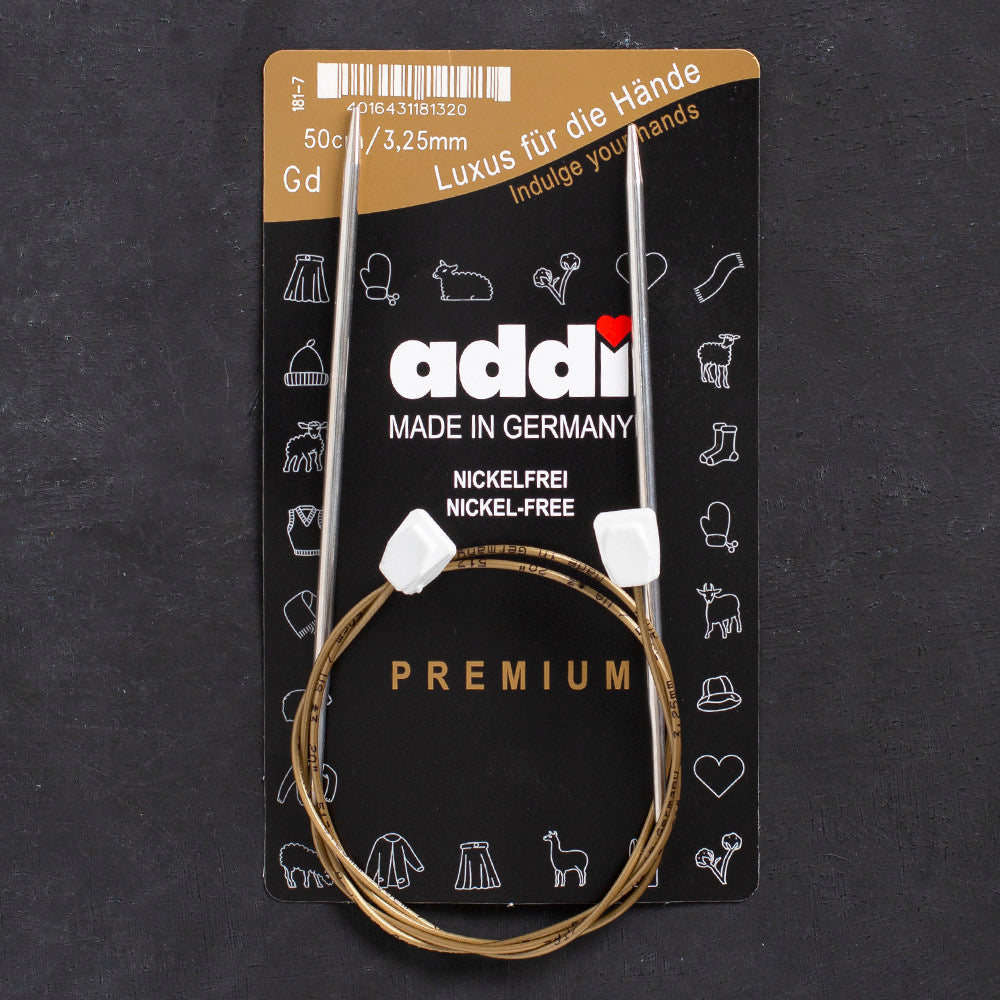 Addi Flexi-Bel 3,25mm 50cm Esnek Örgü Şişi - 181-7